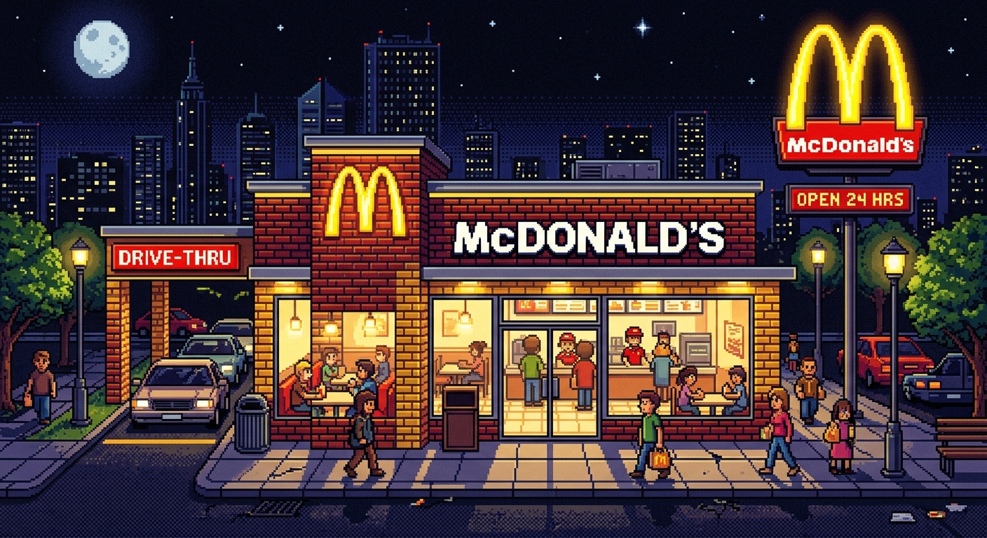 mcdonalds pixel art