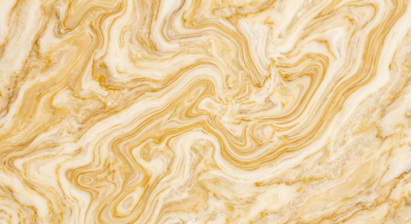 Warm yelllow and white marbled marbling filling the frame.