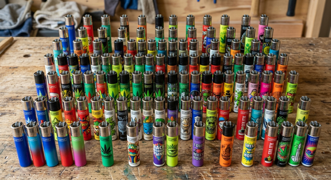 100 clipper lighters