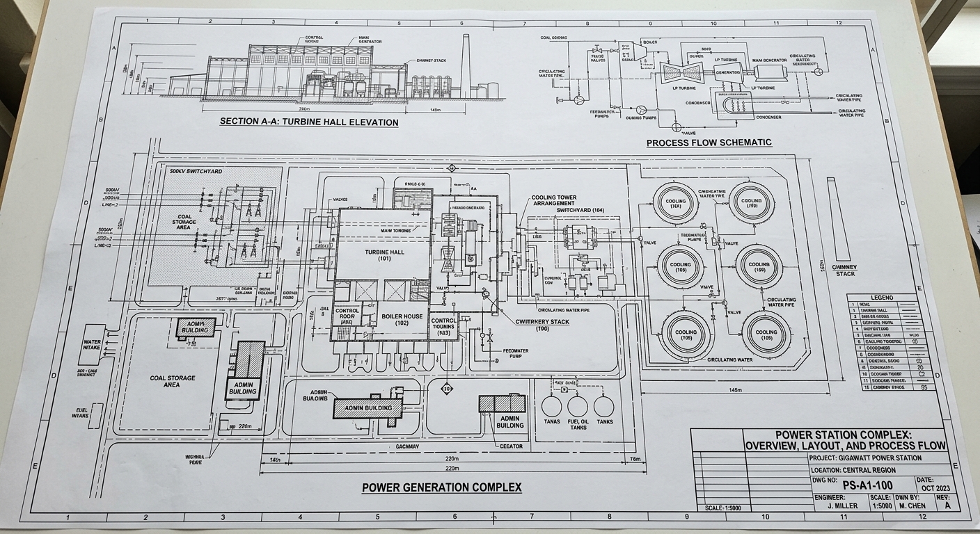 Power station blueprints