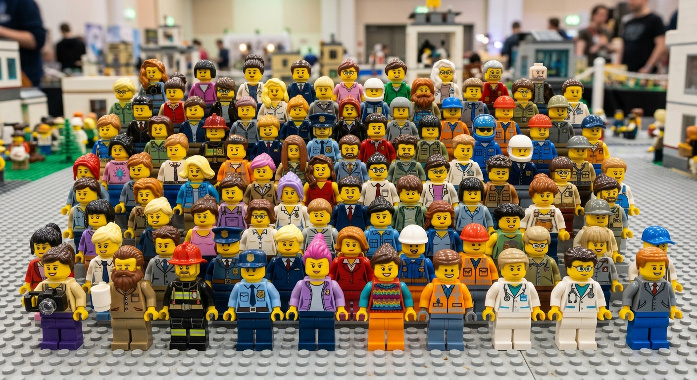 100 lego men and women