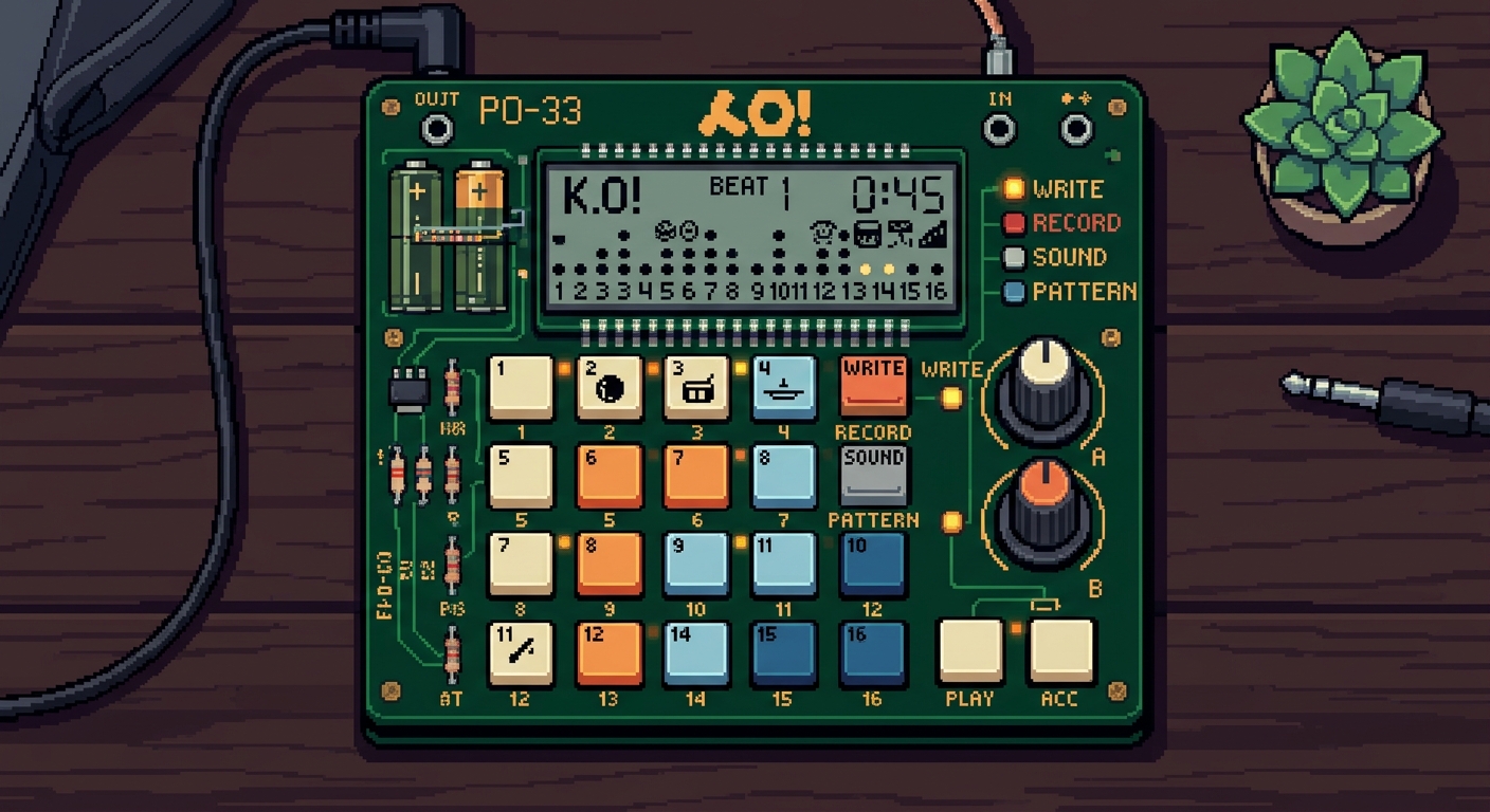 Pocket Operator pixel art