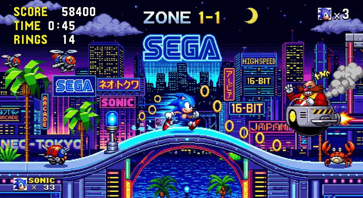 sega pixel art