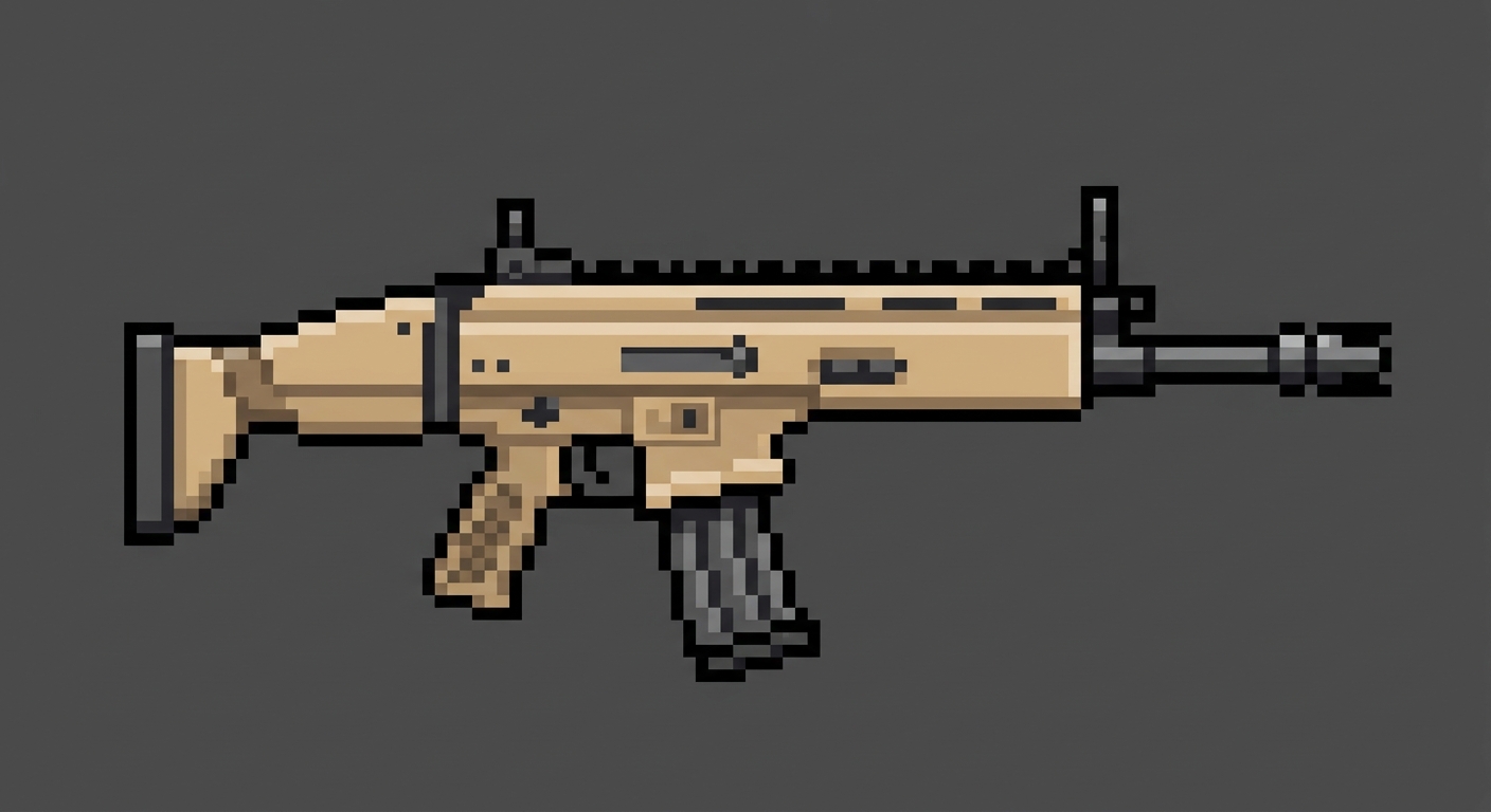 fortnite gun pixel art