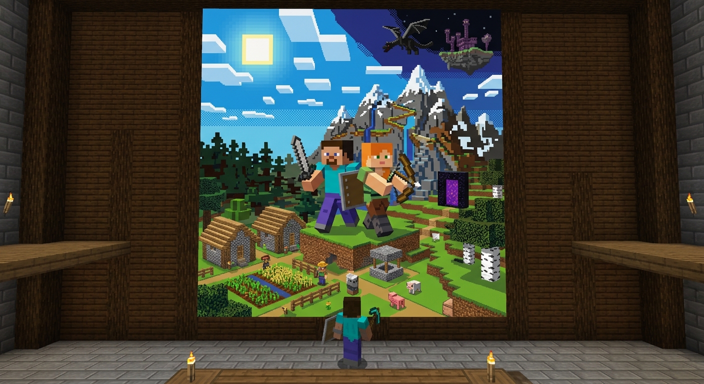 Minecraft pixel art