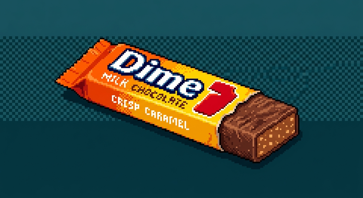 Dime bar pixel art