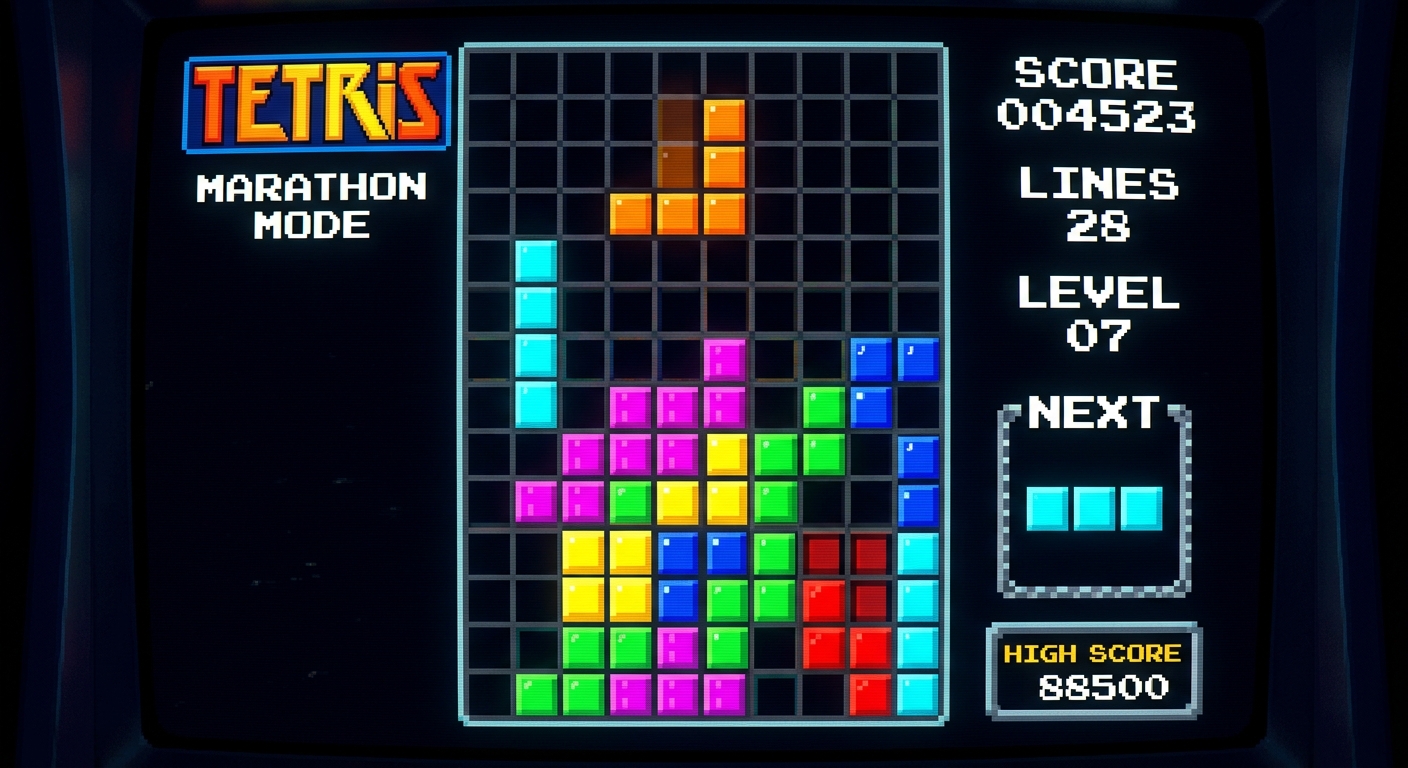 tetris pixel art