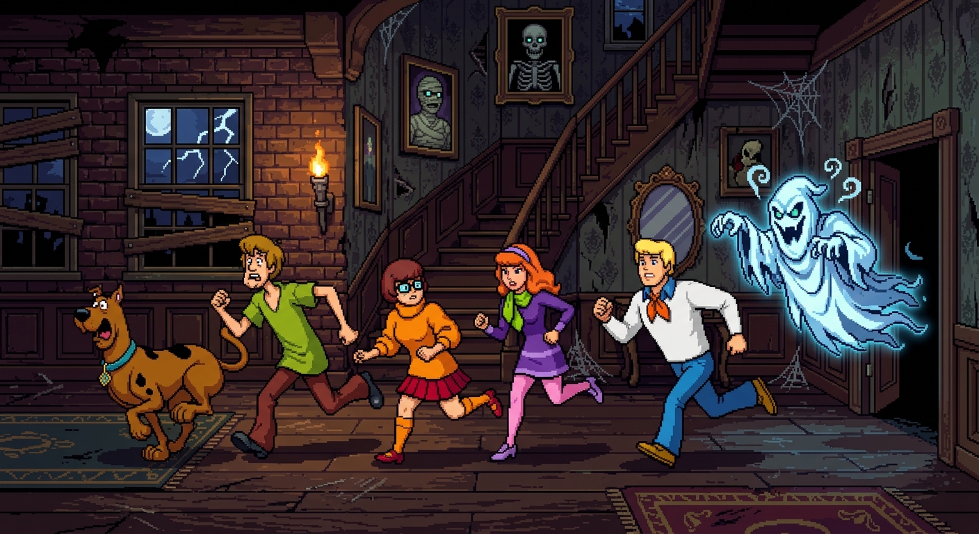 scooby doo pixel art