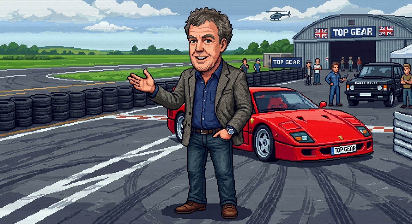 Jeremy Clarkson pixel art