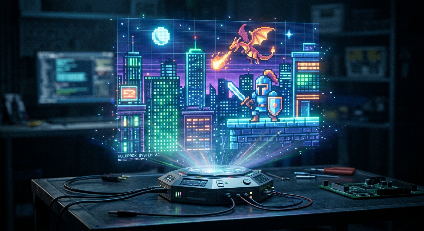 Hologram Pixel art