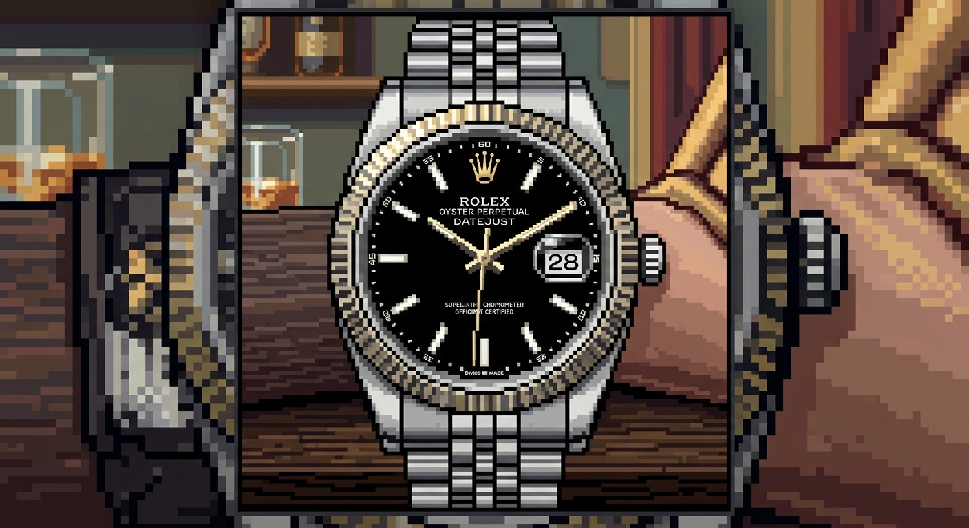rolex pixel art