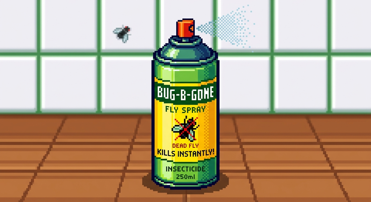 can of fly spray pixel art