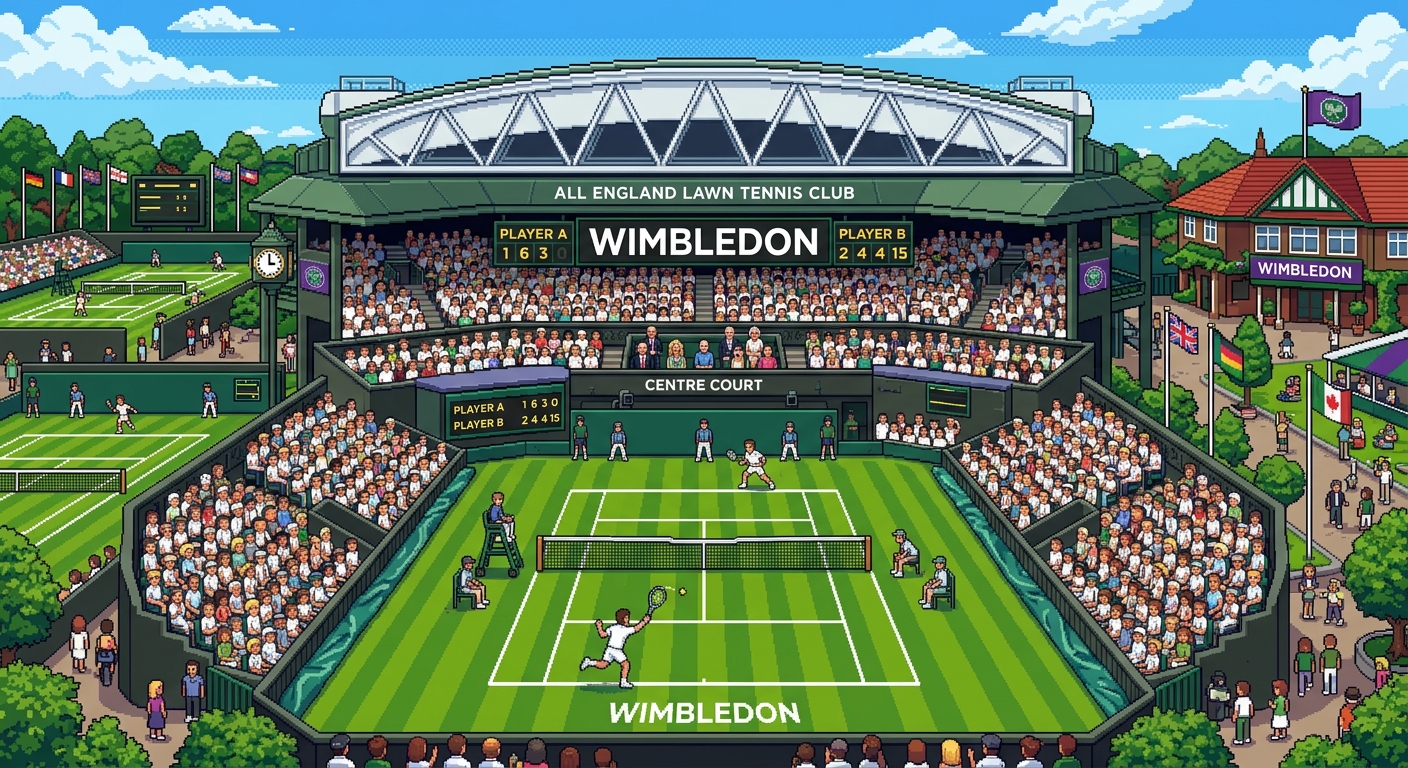 Wimbledon pixel art
