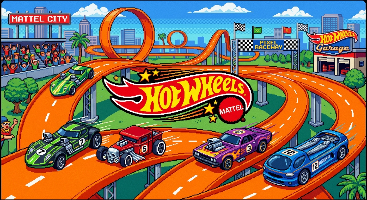 Hot Wheels Pixel art