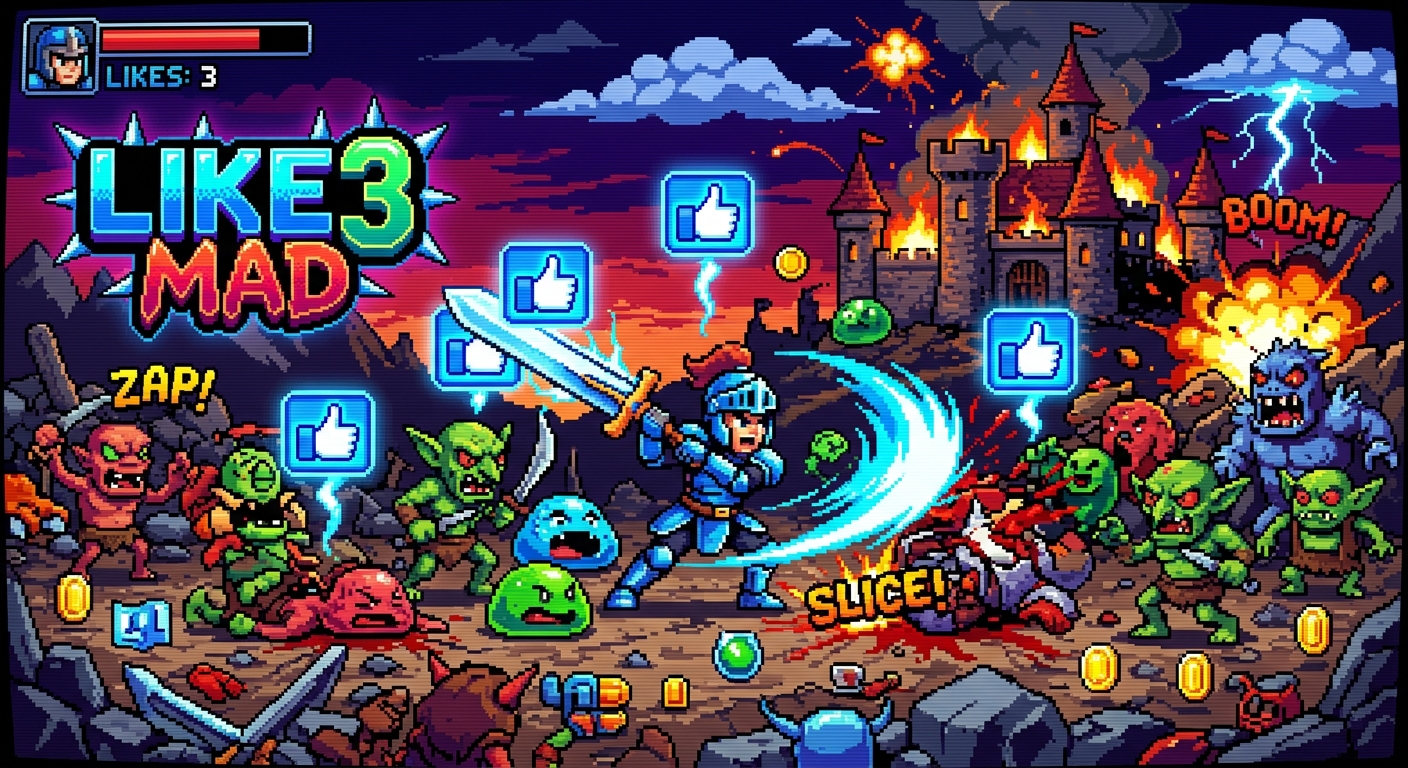 Like3 Mad pixel art