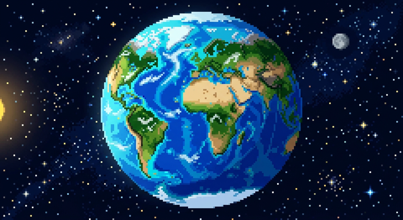earth pixel art