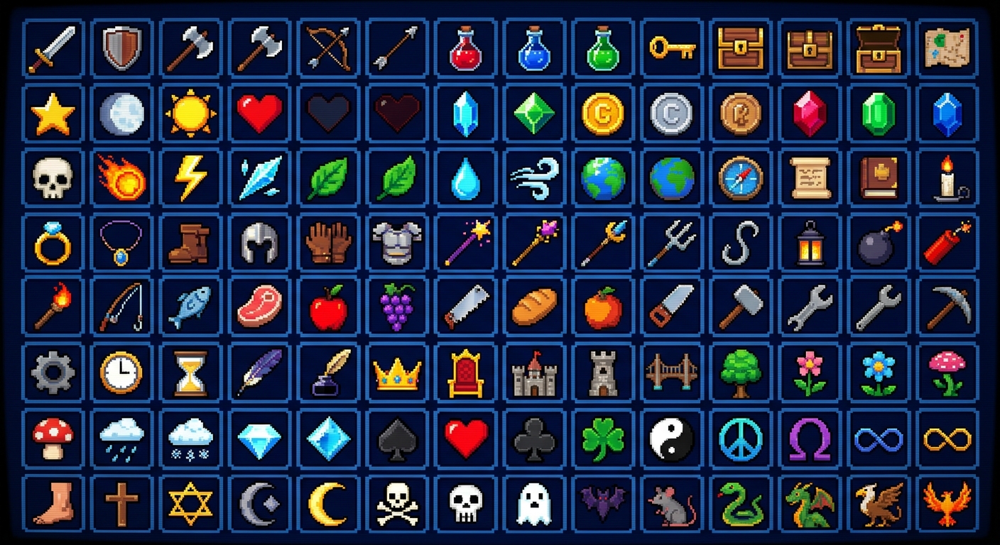 Symbols pixel art