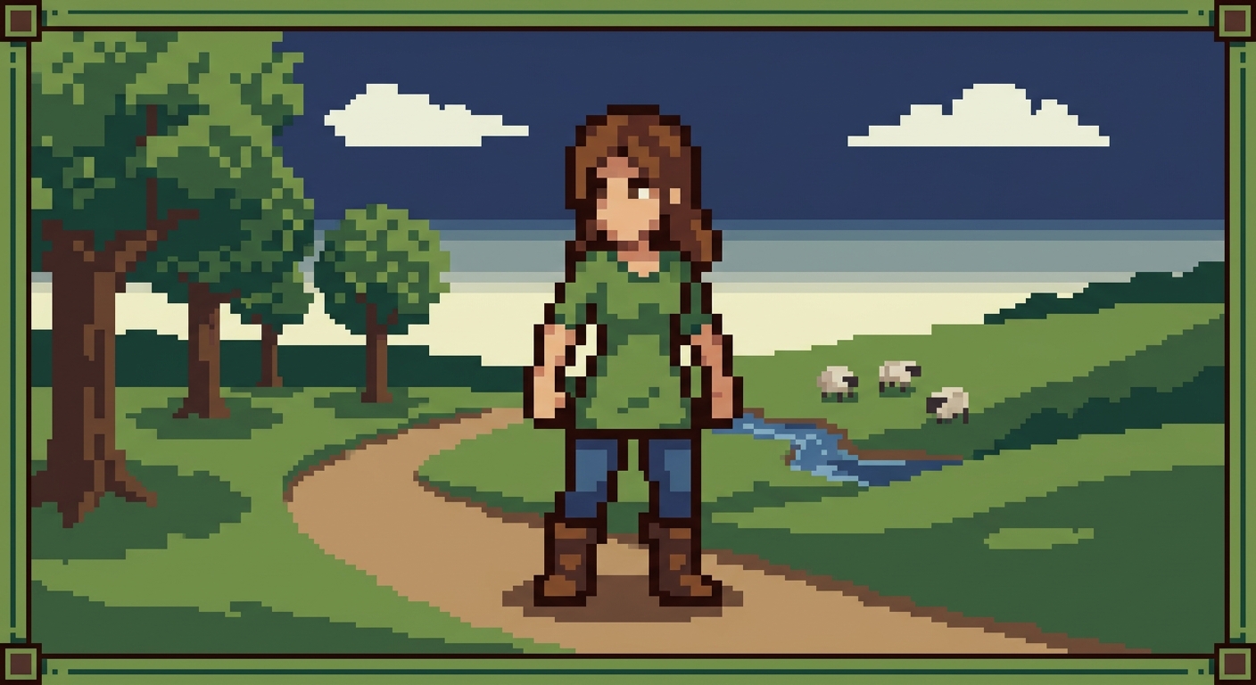 Naked lady pixel art